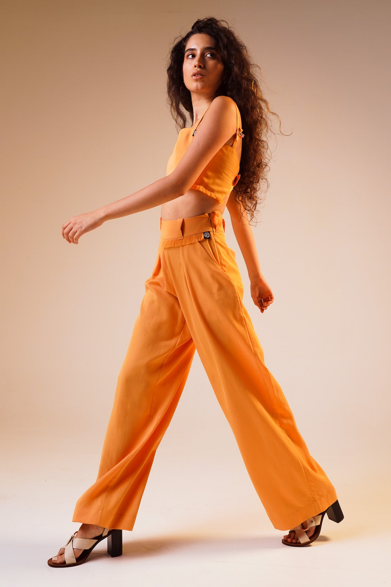 Mango Wide Leg Trouser