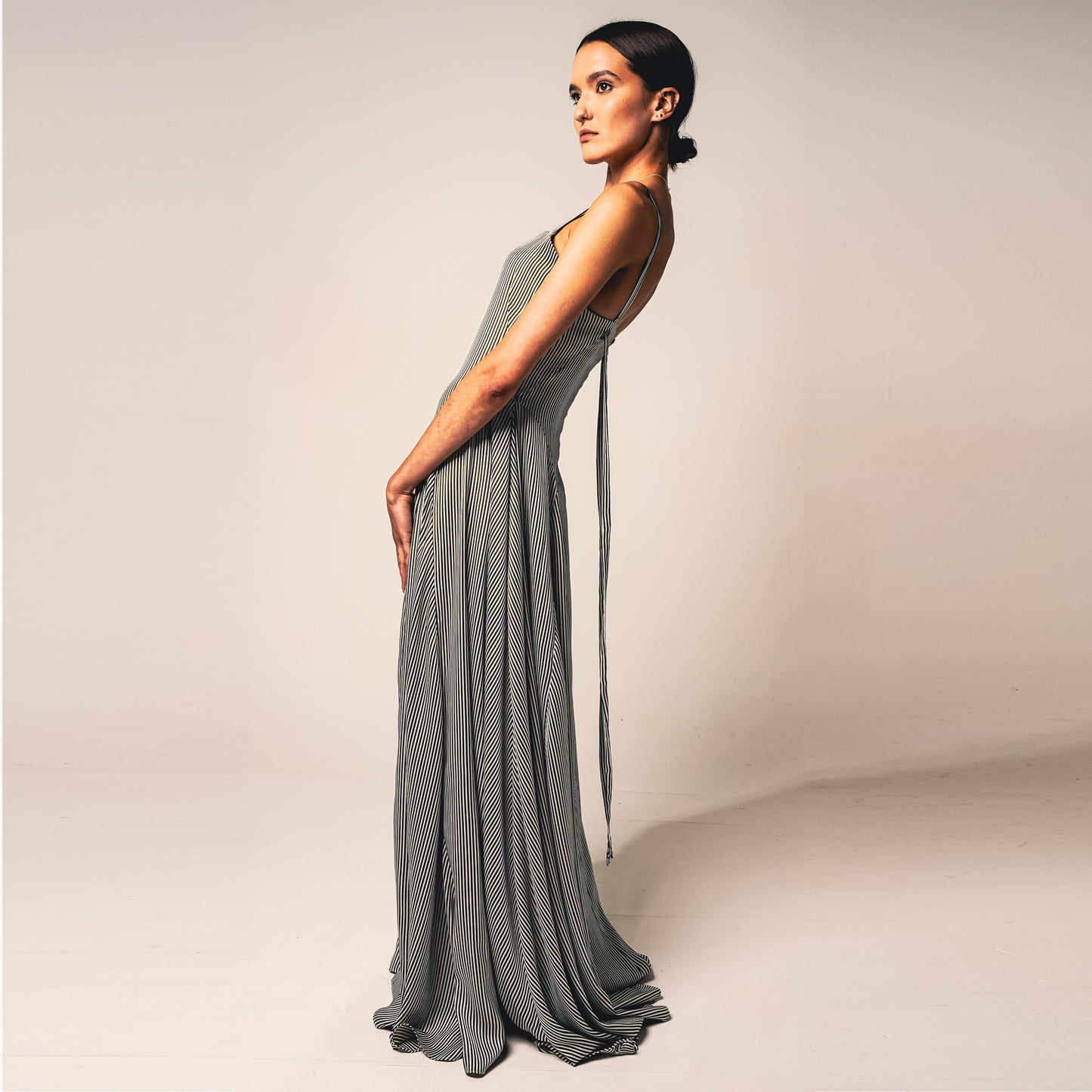 Maxi Evening Dress Side View